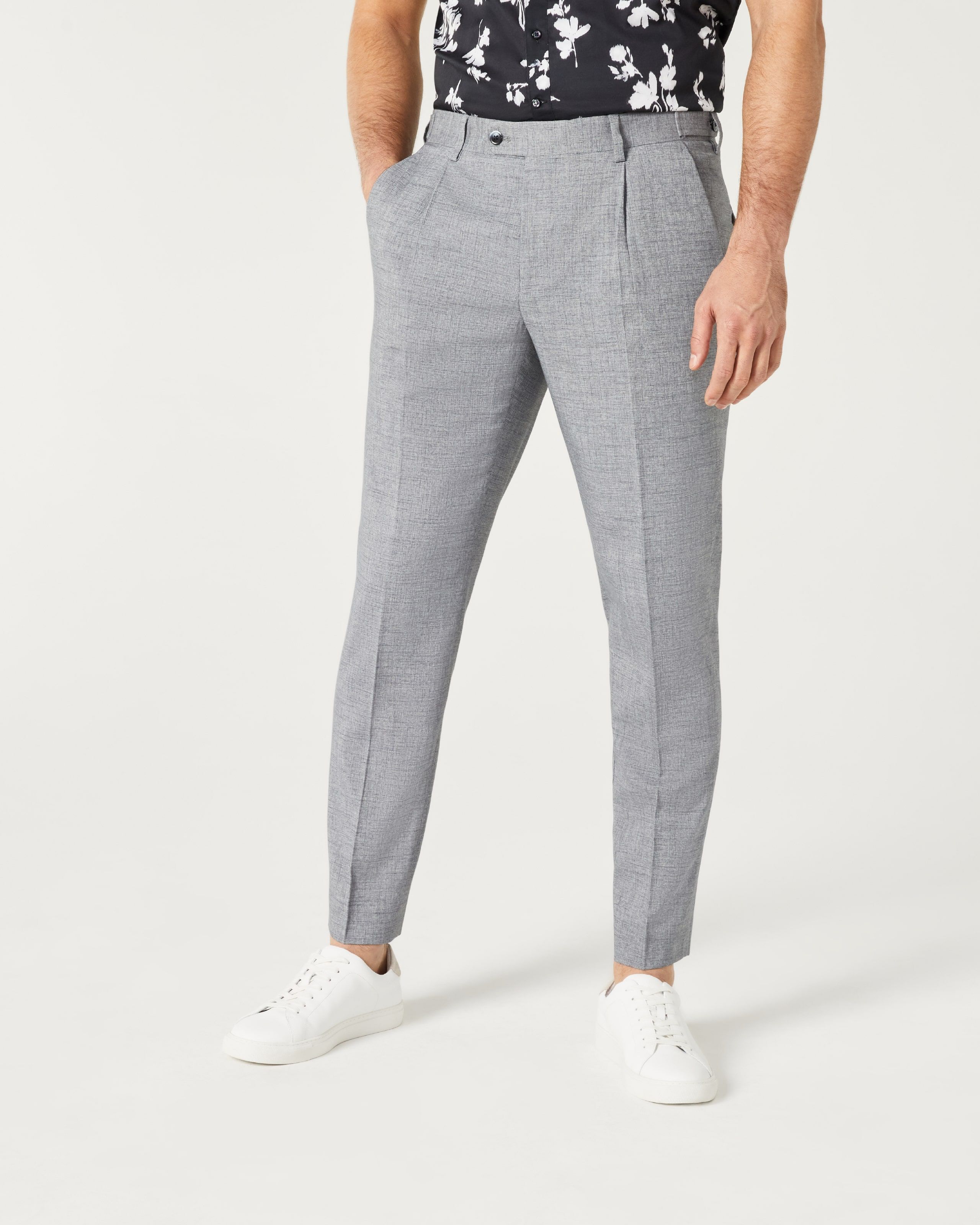 Buy Playerz Light Grey Slim Fit Formal Trouser For Men Online at Best  Prices in India - JioMart.